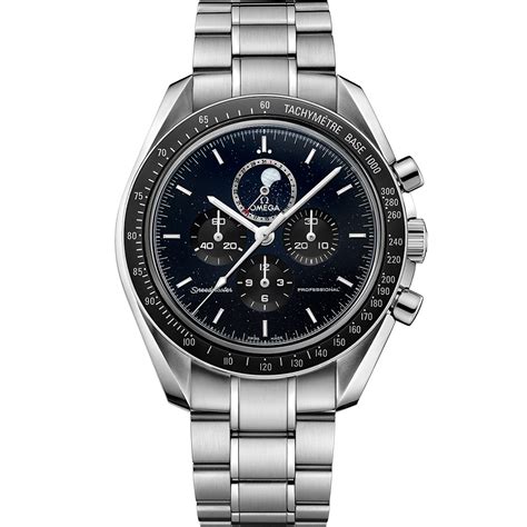 Speedmaster Moonphase 44.25 mm, steel on steel .